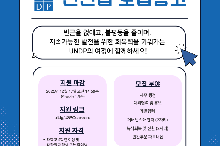 UNDP 인턴십 포스터_국문(기간연장)